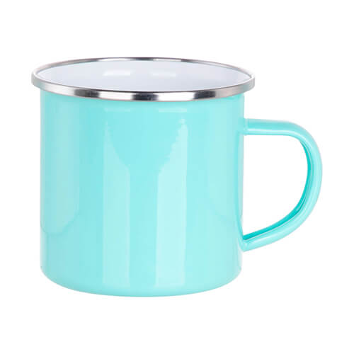 Metal mug for sublimation 360 ml - mint