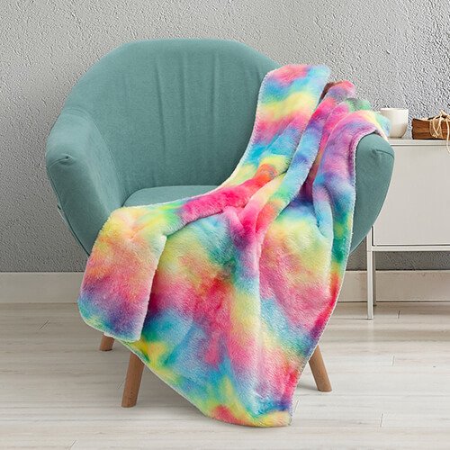 Minky blanket with fleece lining for sublimation