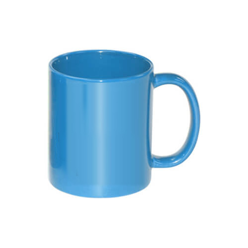 Mug Full Color - light blue glossy for thermal transfer