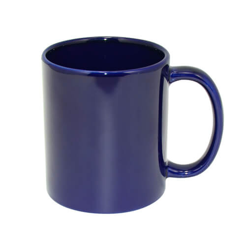 Mug Full Color Navy Blue Shiny Sublimation Thermal Transfer Dark Blue Mugs And Ceramics 1821