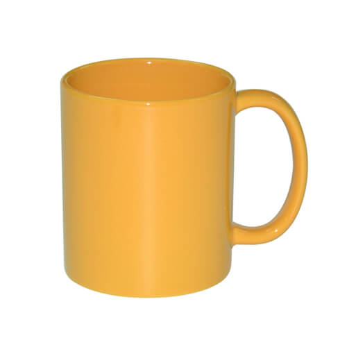 Mug Full Color - yellow glossy for thermal transfer