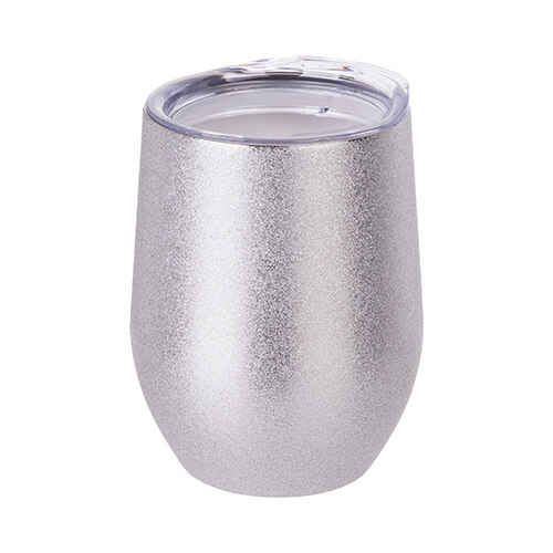 Mug for mulled wine 360 ml for sublimation - silver glitter