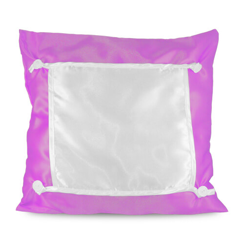 Pillowcase Eco 40 x 40 cm dark pink Sublimation Thermal Transfer