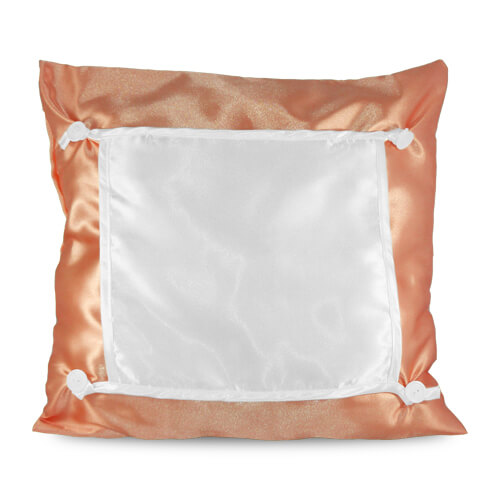 Pillowcase Eco 40 x 40 cm salmon Sublimation Thermal Transfer