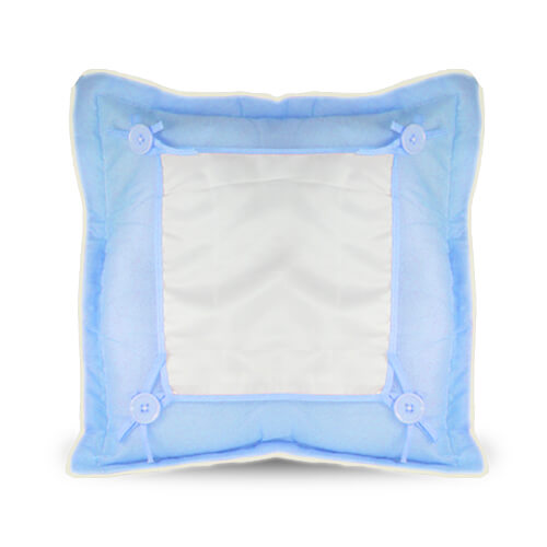 Pillowcase Super Quality 40 x 40 cm light blue Sublimation Thermal Transfer