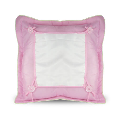 Pillowcase Super Quality 40 x 40 cm pink Sublimation Thermal Transfer