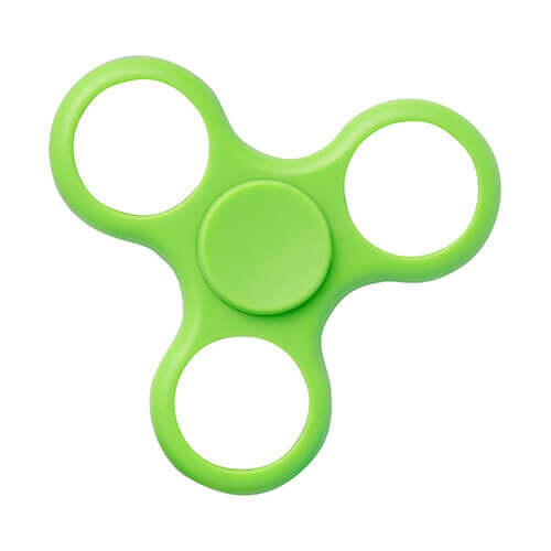 Plastic fidget spinner for sublimation printing – Whirlwind - green