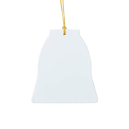 Plastic pendant for sublimation - bell