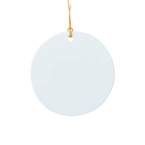 Plastic pendant for sublimation - circle