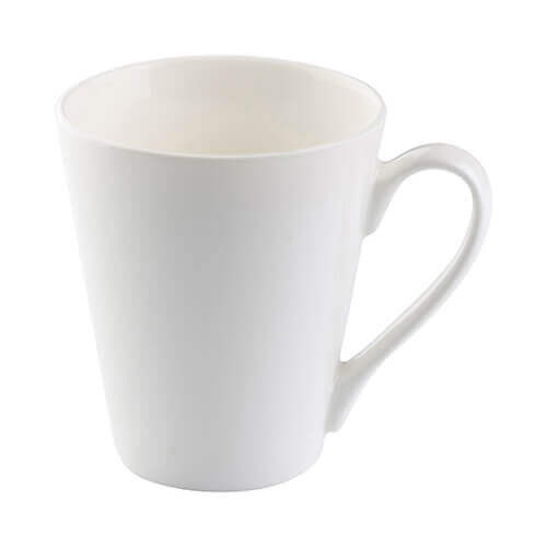 Porcelain Latte mug for thermal-transfer printing 