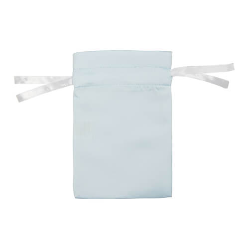 Satin bag 12 x 17 cm for sublimation - blue