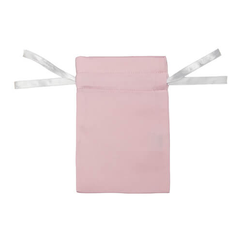 Satin bag 12 x 17 cm for sublimation - pink