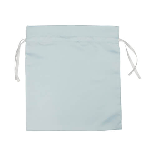 Satin bag 35 x 38 cm for sublimation - light blue