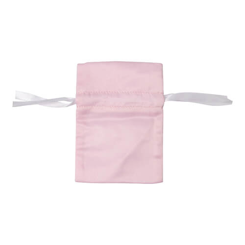 Satin bag 9 x 14 cm for sublimation - pink