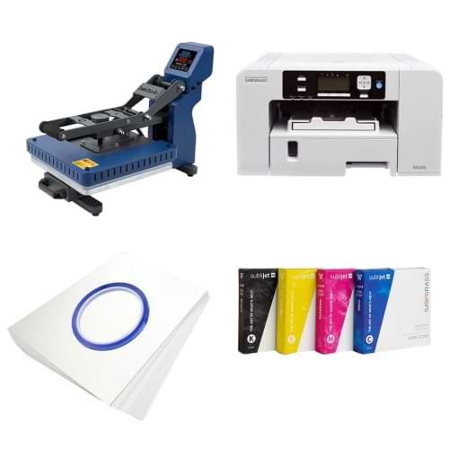 Sawgrass Virtuoso SG500 printer set + 40 x 60 cm flat press with sliding table - BPRO4060DSCB