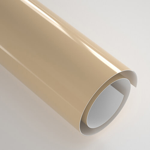 Self-adhesive foil 30.5 x 30.5 cm - 20 sheets - Glossy Tan