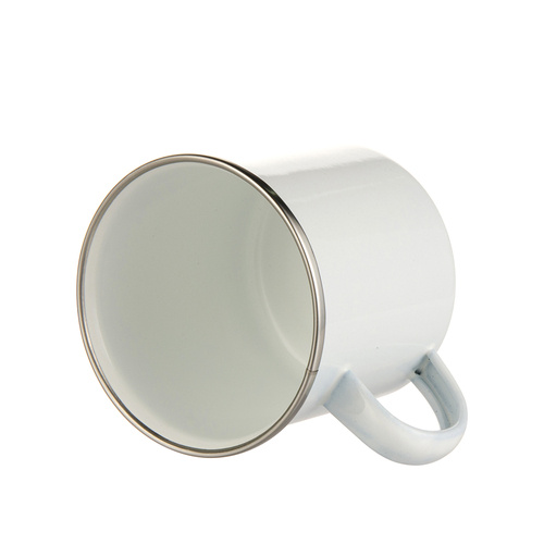 Set of 4 360 ml enamel mugs for printing