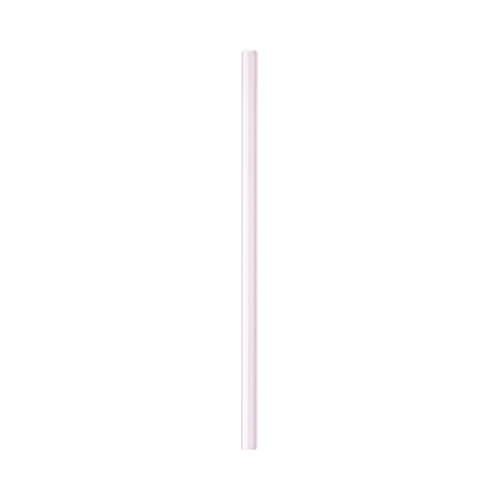 Simple 20 cm glass straw - pink