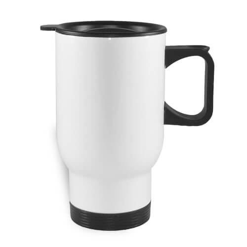 Stainless steel mug 450 ml white Sublimation Thermal Transfer