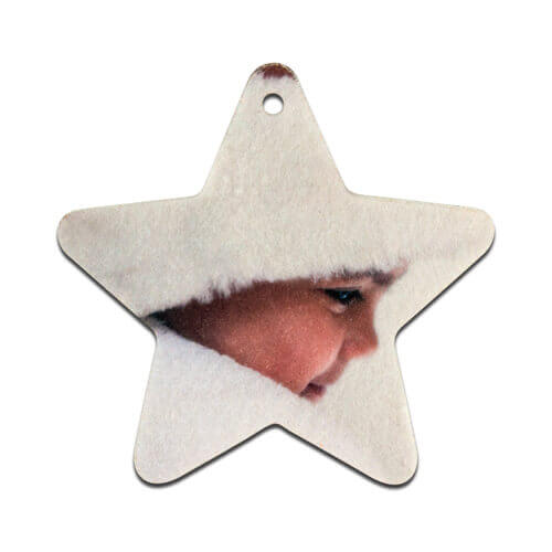 Star pendant Sublimation Thermal Transfer