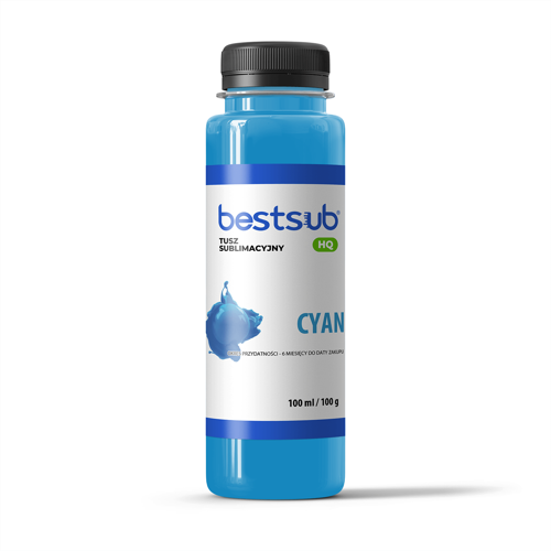 Sublimation Ink BestSub HQ - Cyan 100 ml  Sublimation Thermal Transfer