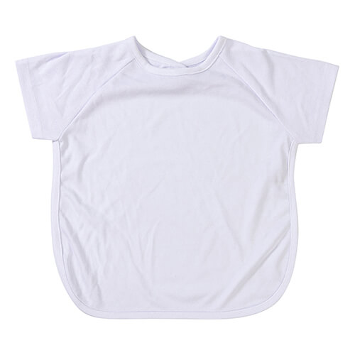 T-shirt-shaped bib for sublimation