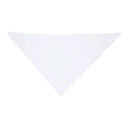 White bandanna 59 x 49 cm Sublimation Thermal Transfer