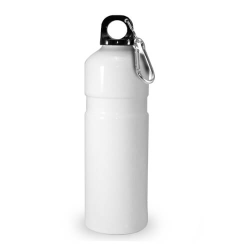 White tourist water bottle 750 ml Sublimation Thermal Transfer