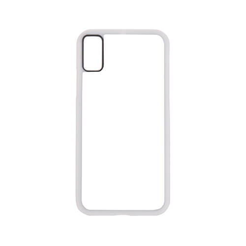 iPhone X case rubber white Sublimation Thermal Transfer