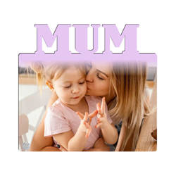 Cadre photo en MDF pour sublimation - Mum
