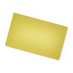 Cartes de visite en métal doré, paquet de 10. Sublimation Transfert Thermique