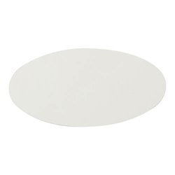 Etiquette plastique ovale 7,6 x 3,8 cm pour sublimation