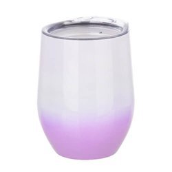 Mug à vin chaud 360 ml sublimable - blanc-Violet gradient