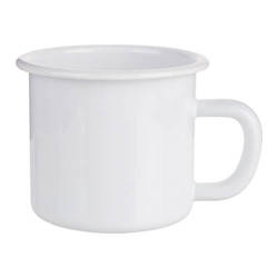 Mug émaillé blanc 360 ml pour sublimation
