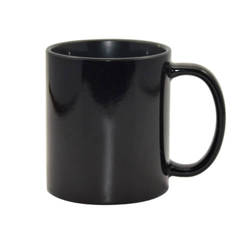 Mug magique 330 ml noir avec intérieur noir Sublimation Transfert Thermique