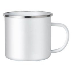 Mug métal 500 ml pour sublimation - blanc
