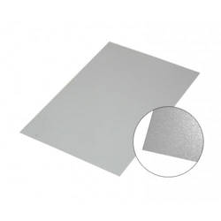 Plaque en aluminium argent brillant 20 x 30 cm Sublimation Transfert Thermique