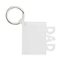 Porte-clés acrylique pour clés à sublimation - Dad