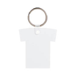 Porte-clés en plastique pour sublimation - T-shirt