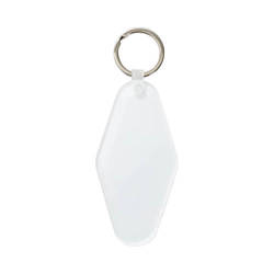Porte-clés en plastique pour sublimation - diamant