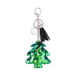 Porte-clés pour sublimation clés - sapin de Noël vert