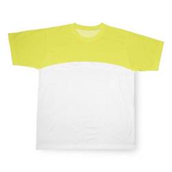 T-­shirt Sport Cotton-­Touch jaune Sublimation Transfert Thermique