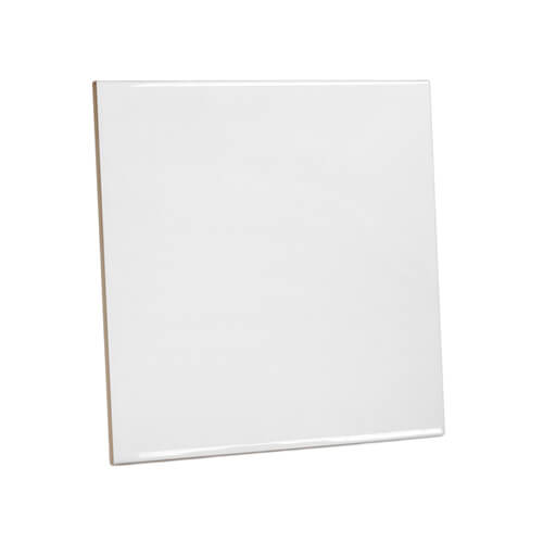 Carrelage en céramique blanc extra mat 10 x 10 cm Sublimation Transfert Thermique