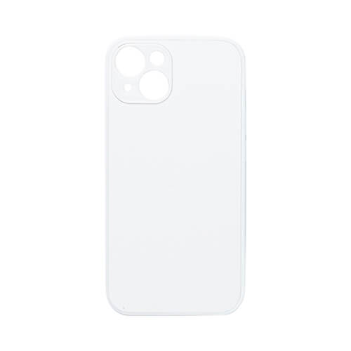 Coque en caoutchouc sublimée blanche pour iPhone 14