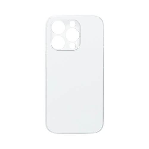 Coque iPhone 14 Pro en plastique transparent pour sublimation
