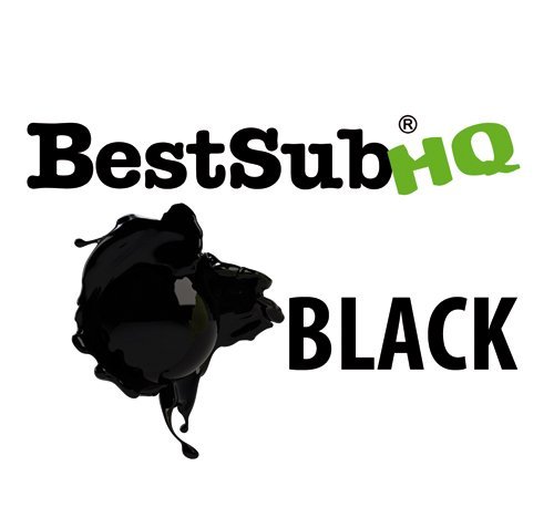 Encre de sublimation BestSub HQ - Black 1000 ml Sublimation Transfert Thermique