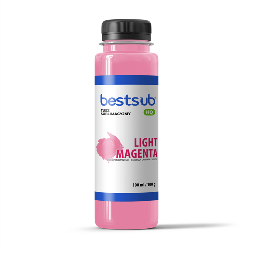 Encre de sublimation BestSub HQ - Light Magenta 100 ml Sublimation Transfert Thermique