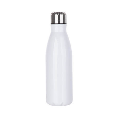 Flacon en aluminium 650 ml pour sublimation - blanc