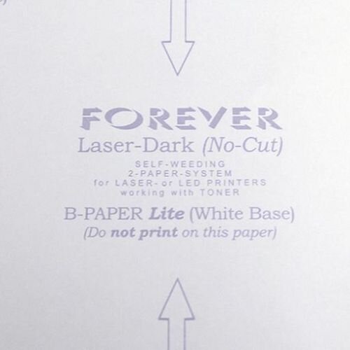Forever Laser-Dark (No-Cut) B-Paper Lite A4 - 1 feuille