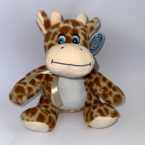 Girafe 25 cm pour l'impression par sublimation